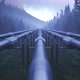 A pipeline running through forest clearance transport fuel over long distances. - VideoHive Item for Sale