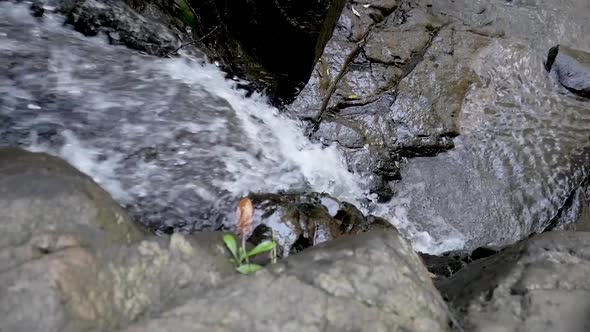 River Background Video Footage - Close Up Shot Of A Fall