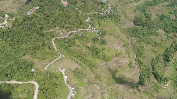 Rice Terraces Mountains