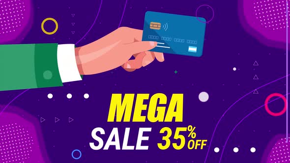 Mega Sale 35% Off Background