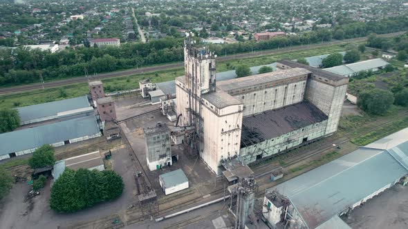 Old Abandoned Grain Storage