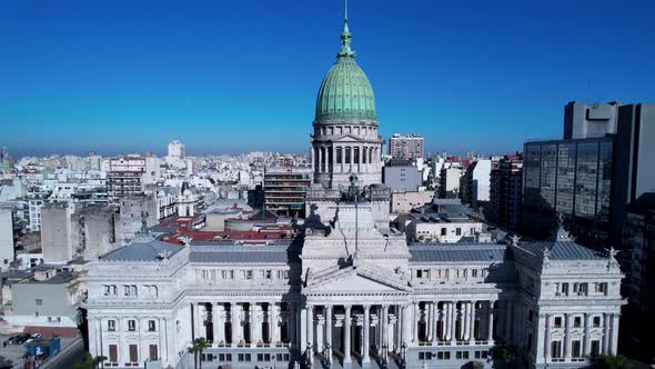 Buenos Aires Argentina. Downtown landscape of tourism landmark city.