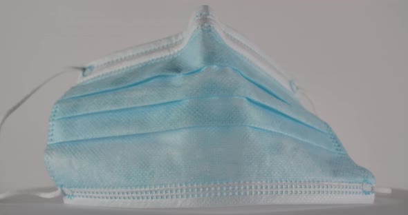 Layered Blue Surgical Mask 