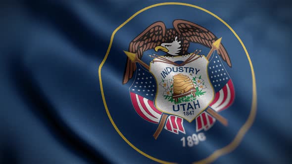 Utah State Flag Angle