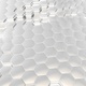 White Hi-Tech Hexagon Background Loop - VideoHive Item for Sale