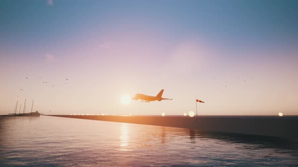 Take off the Time of Sunset wiht Panel to Place Your Ad 6 alt