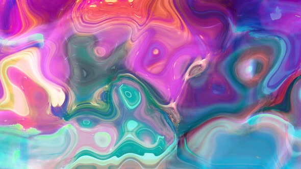 Abstract colorful trendy liquid wave marble background