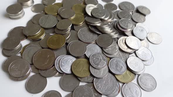 Thai Satang and Baht Coins