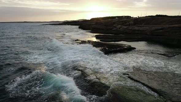 Sea and Sea Waves And Rocks, Pembe Kayalar