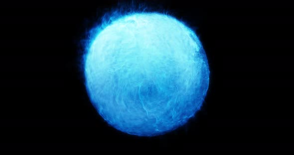 Abstract Energy, Plasma orb with swirling motion alt