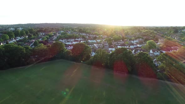 Aerial Neighborhood Of London Full HD