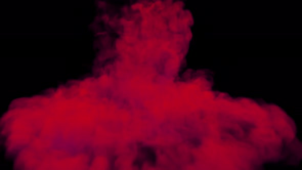 Soft Red Smoke Falling 4K alt