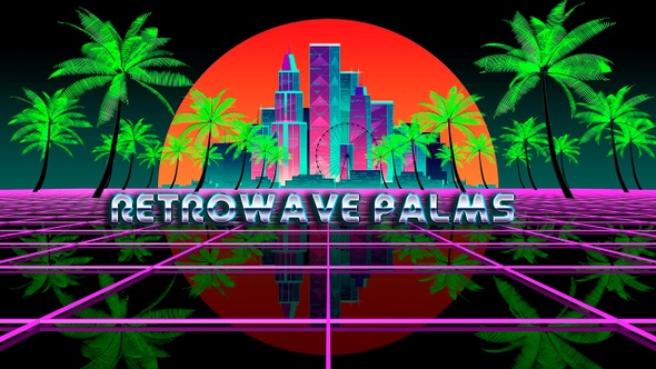 Retrowave Palms