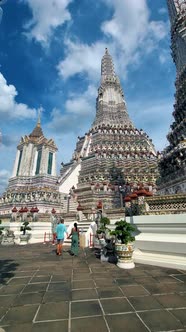 Wat Arun The Temple of Dawn Landmark of Bangkok Thailand