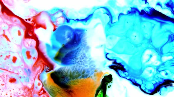 Abstract Colorful Colours Paint Ink Explode 8