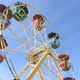 Ferris Wheel On The Blue Sky - VideoHive Item for Sale