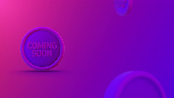 Coming Soon  Coins Looping Background 4K