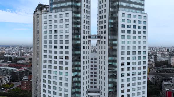 Skyscrapers towers, Buildings, Apartment house (Buenos Aires) aerial view