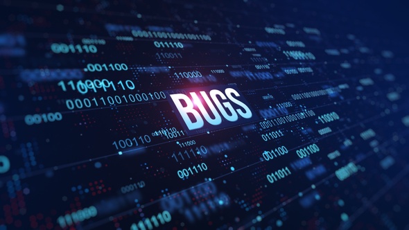 Bugs Digital Binary Code Background