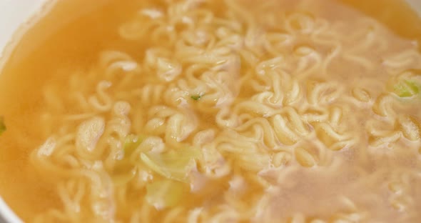Instant noodle with soup