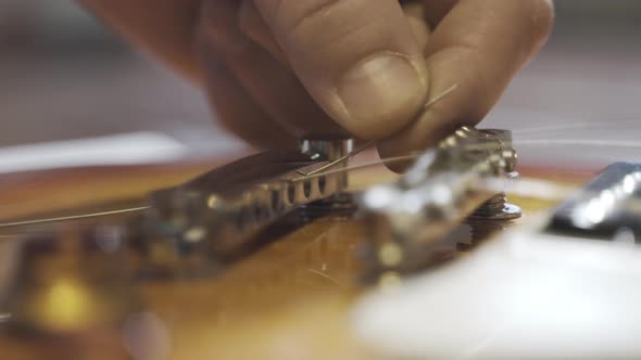 Master Repairs Musical Instrument Electric Guitar