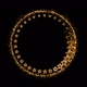 Golden Sparkle Glitter Star Ring Frame - VideoHive Item for Sale