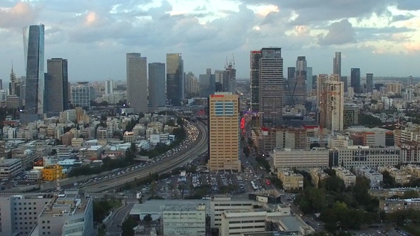 Flying Over Tel Aviv City Pack