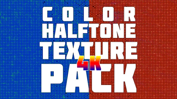 Color Halftone Texture Pack 4K