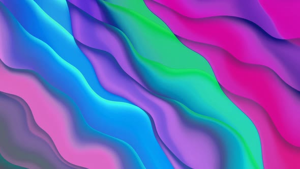 Colorful Liquid Wave Animated Background