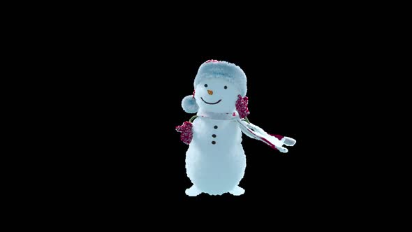 56 Snowman Dancing HD