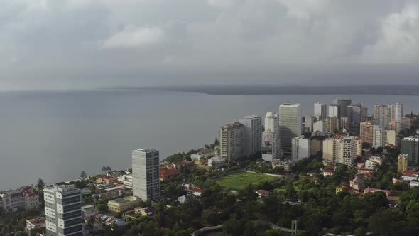 Aerial View Maputo Mozambique