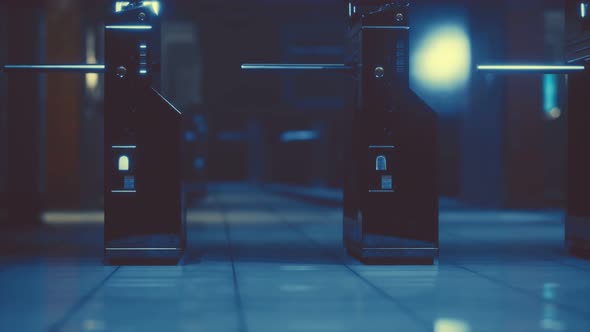 Empty Metro Station During the Coronavirus Covid19 Pandemic