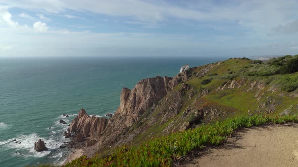 Cabo da Roca - The cape is within the Sintra-Cascais Natural Park, 42 kilometres west of the city of