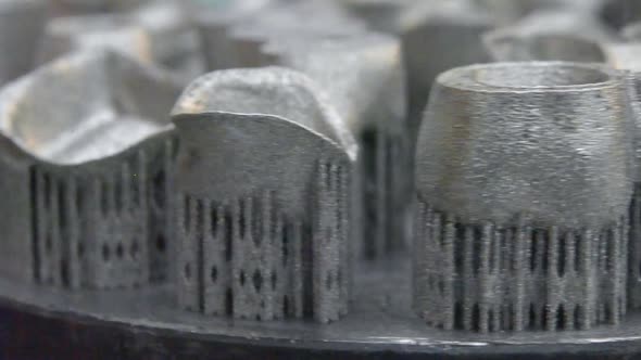 Dental Crowns Printed on Metal 3d Printer Laser Sintering Machine