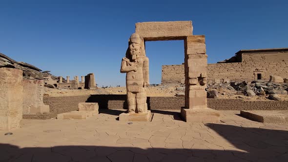 Kalabsha Temple on an island in Nubia next to Lake Nasser, Aswan, Egypt.