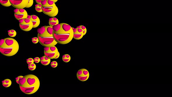 Love Emoji Transition 02 4k  alt