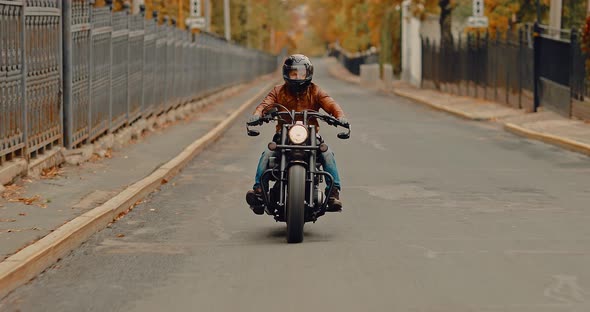 Motorcycle Ride in the Fall