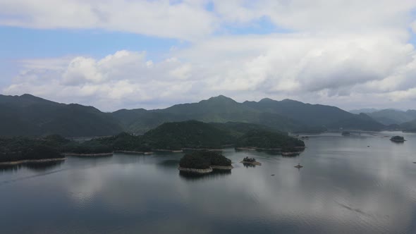 Aerial View of Thousand Island Lake