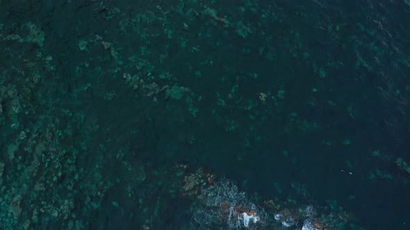 Top View of a Deserted Coast