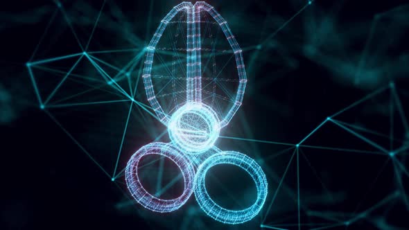 Toy Scissors Hologram Close Up Hd alt