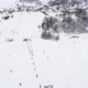 Panoramic Top View From Drone on Cable Way in Ski Resort - VideoHive Item for Sale