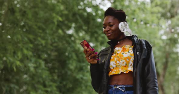 Woman Using Smartphone