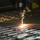 Cutting laser of sheet metal on automatic machine  - VideoHive Item for Sale