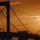 View of Tokyo Rainbow bridge on sunset - VideoHive Item for Sale