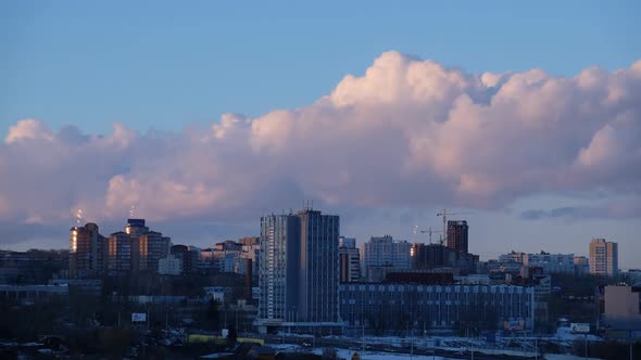 City Clouds Sunset