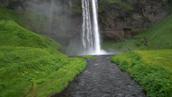 Magical Seljalandsfoss Waterfall in Iceland