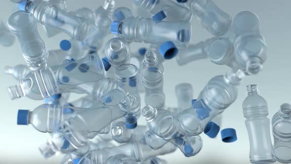 Plastic Bottles Background