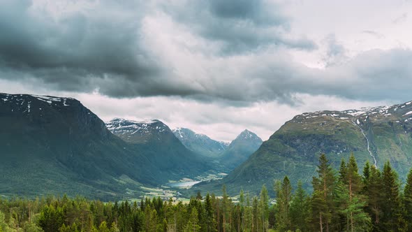 Byrkjelo Village Sogn Og Fjordane County Norway