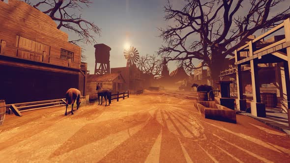 Main Street Of The City Of The Wild West alt