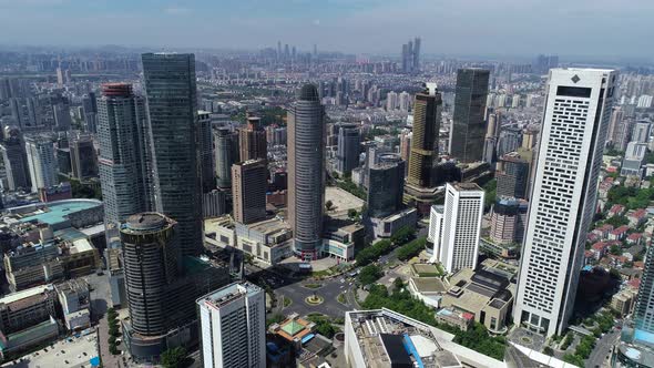 Nanjing City, Jiangsu Province, urban construction landscape